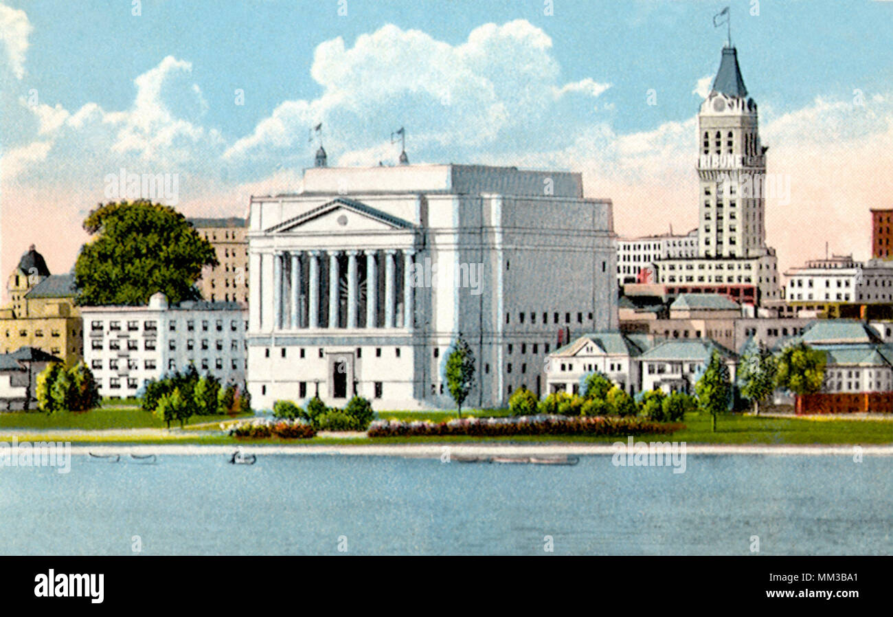 Tempel des Schottischen Ritus. Oakland. 1920 Stockfoto