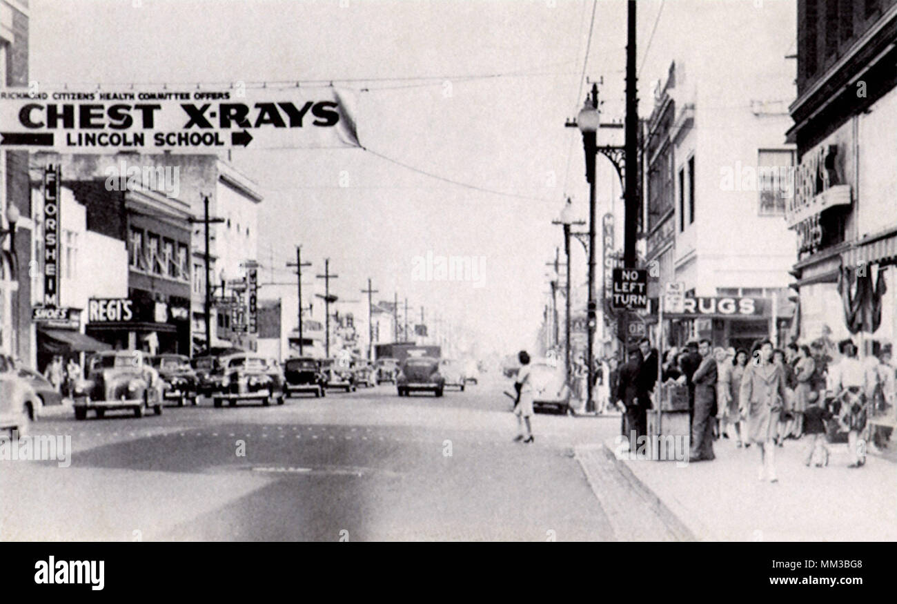 MacDonald Avenue. Richmond. 1950 Stockfoto