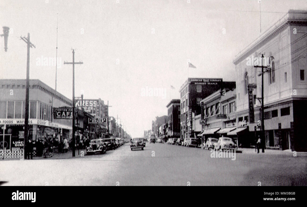 MacDonald Avenue. Richmond. 1950 Stockfoto