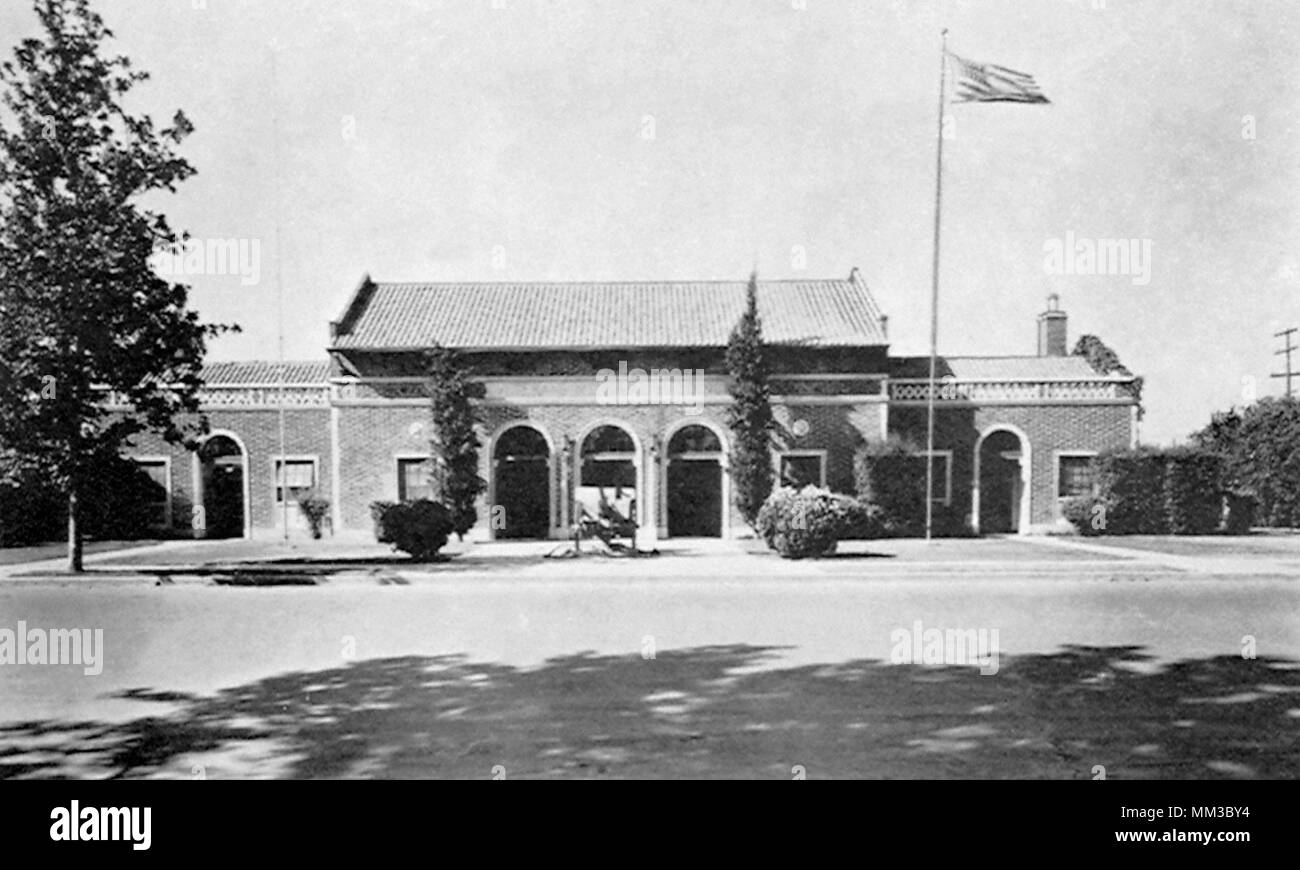 Veterans Memorial Building. Merced. 1948 Stockfoto