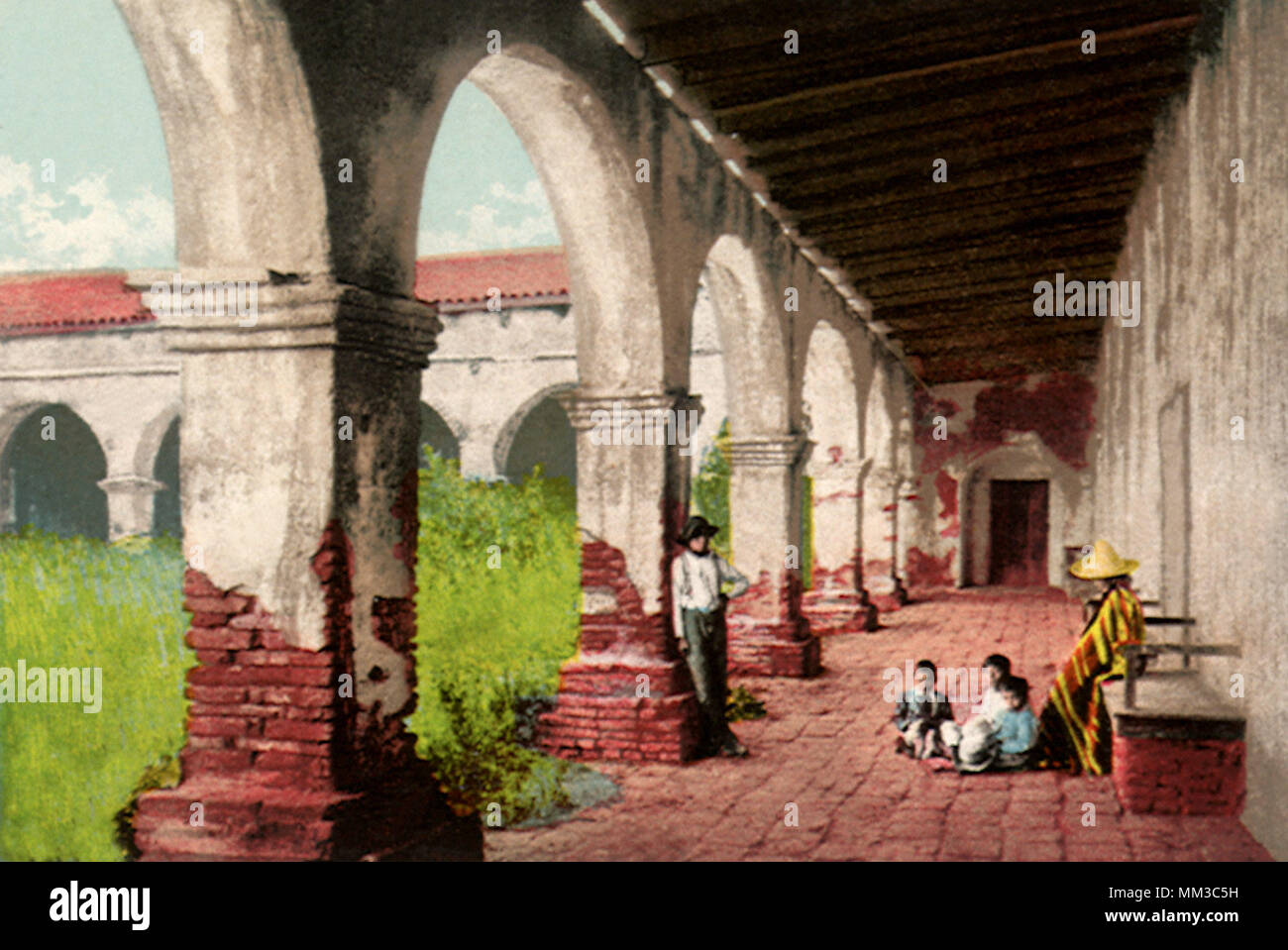 Mission San Juan Capistrano. 1905 Stockfoto