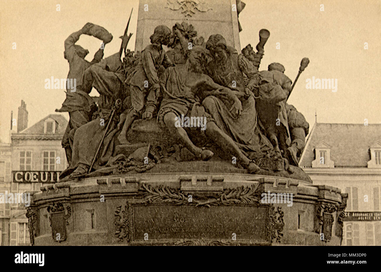 Denkmal. Saint-Quentin. 1930 Stockfoto