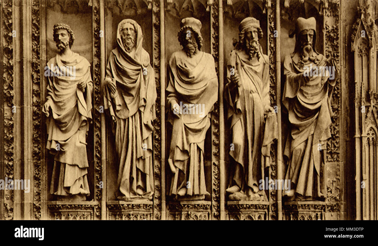 Meunfter der Prophet. Straßburg. 1930 Stockfoto