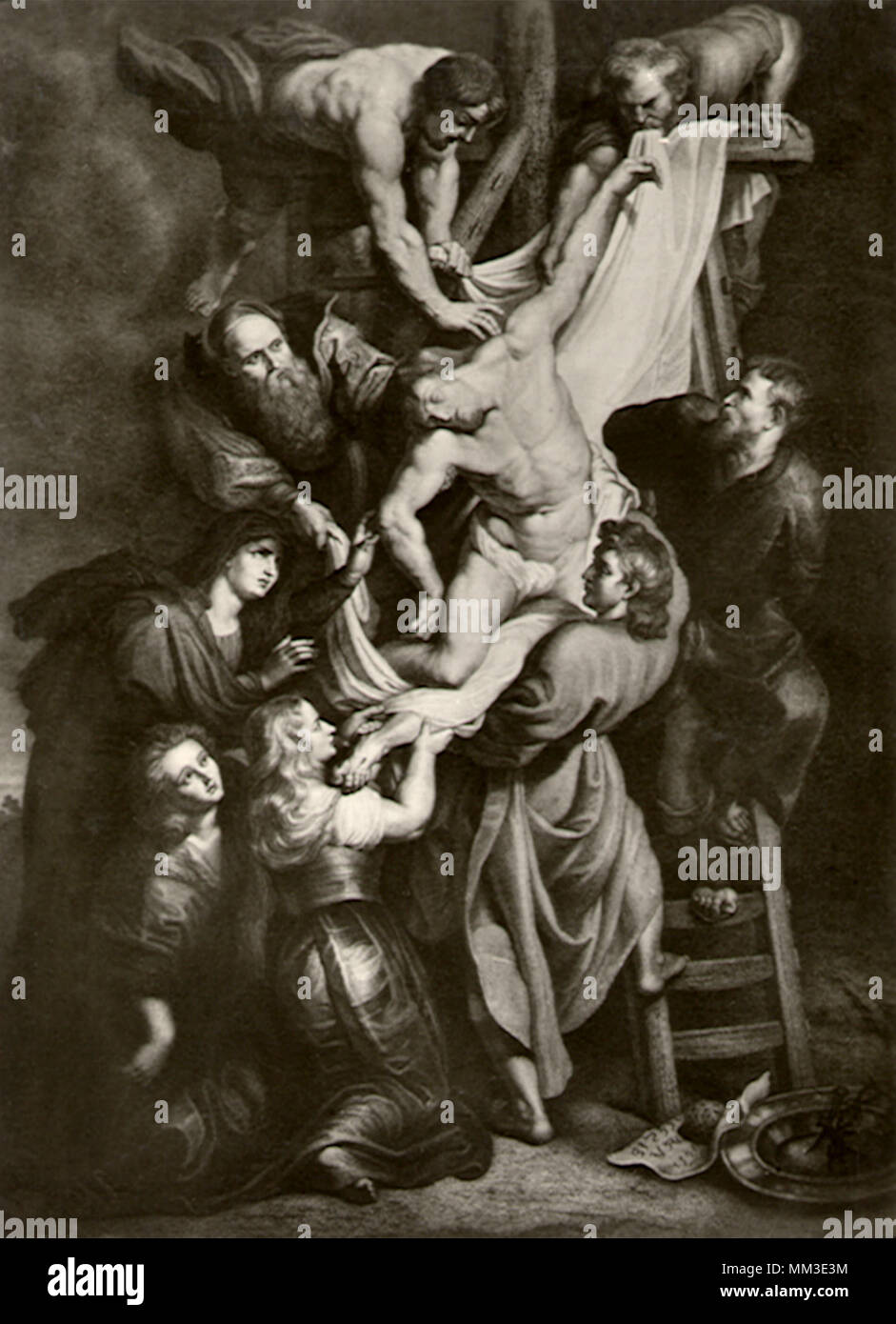 Kunstwerke in der Kathedrale. Anvers. 1930 Stockfoto