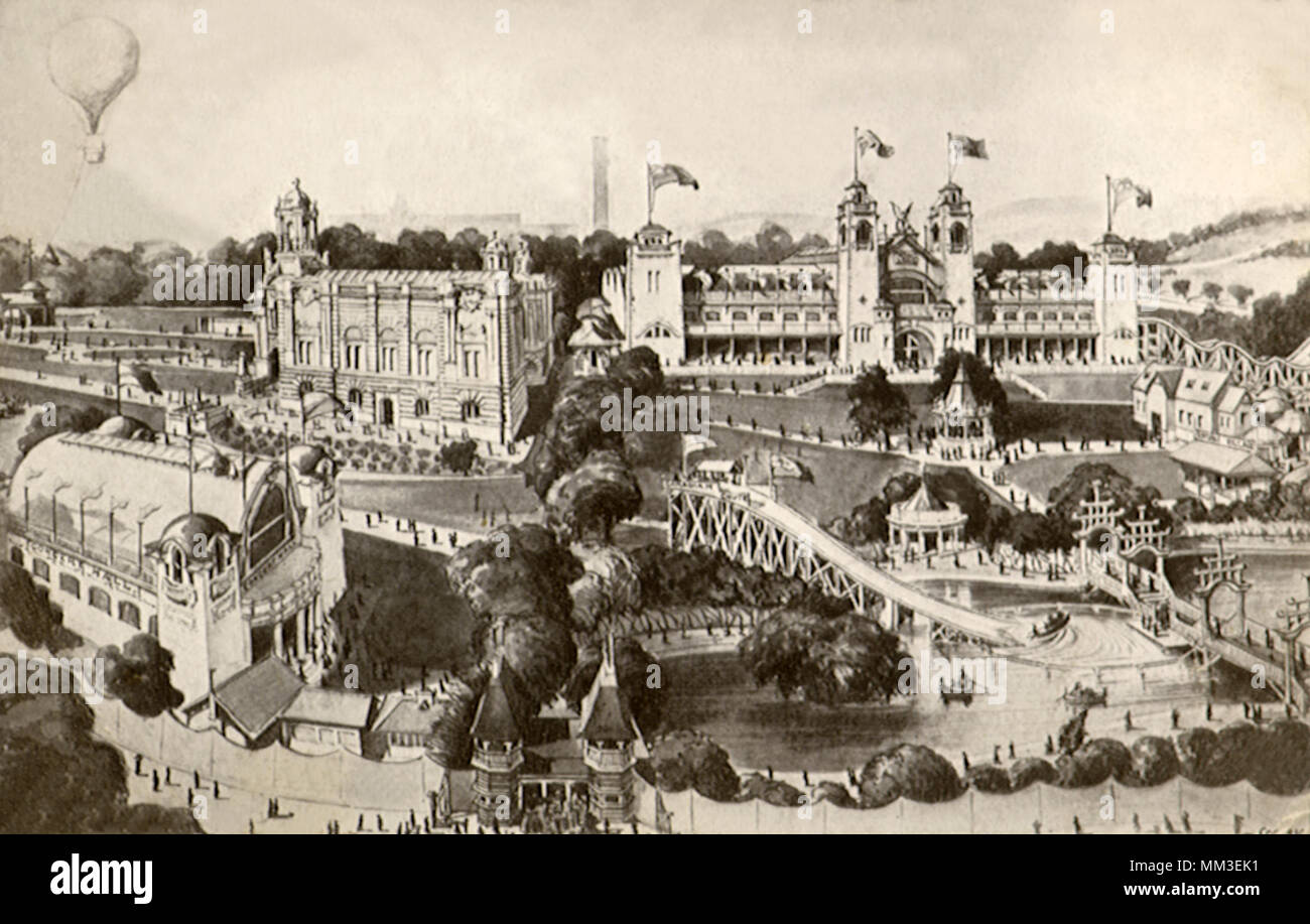 1904 Ausstellung. Bradford. 1904 Stockfoto