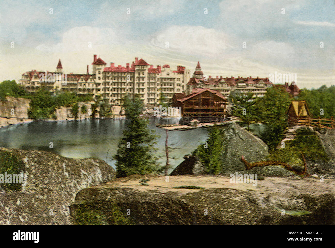 Mountain House. Mohonk See. 1920 Stockfoto