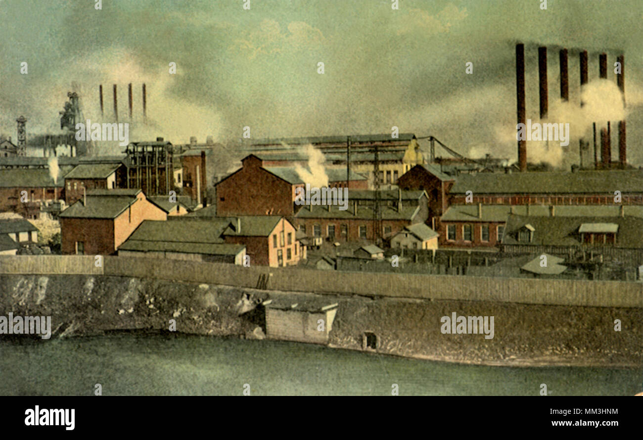 Carnegie Steel Mills. Das Neue Schloss. 1909 Stockfoto