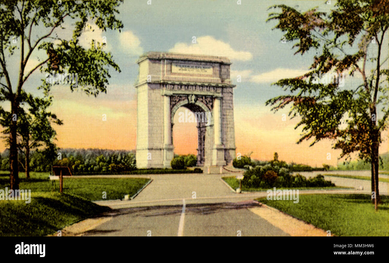 National Memorial Arch. Valley Forge. 1945 Stockfoto