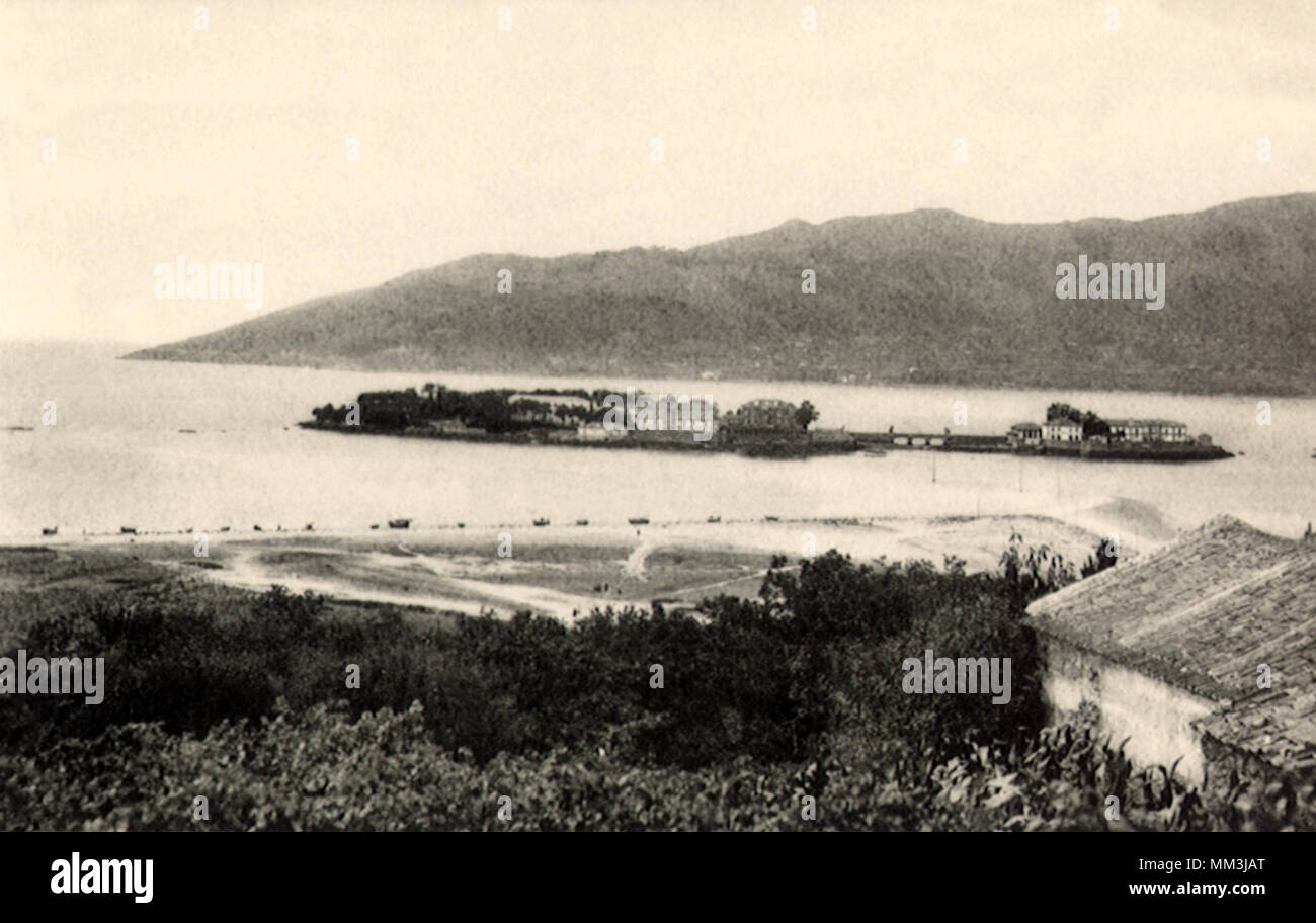 San Simón Lazareto. Vigo. 1930 Stockfoto