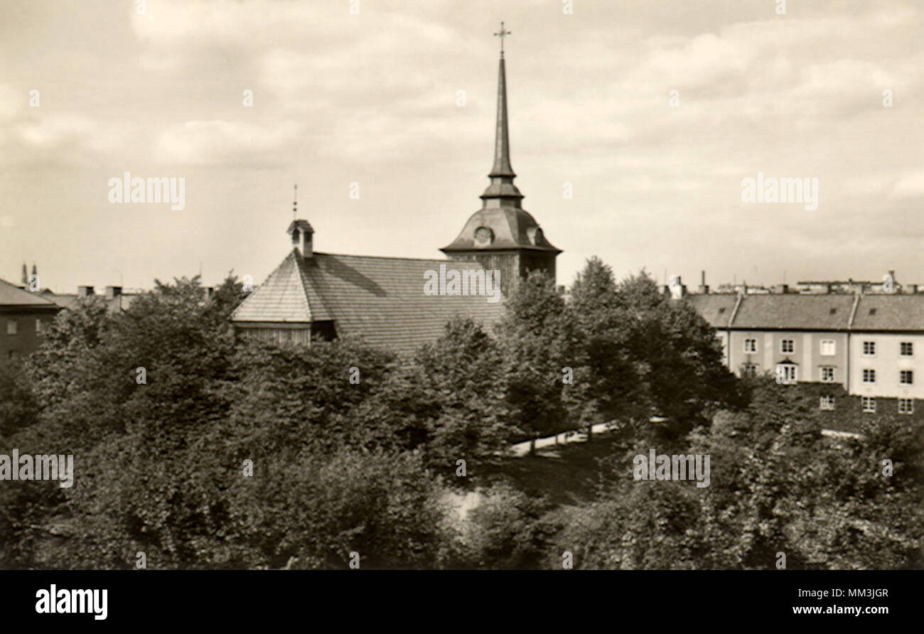 Allhelgona Kirche. Stockholm. 1940 Stockfoto