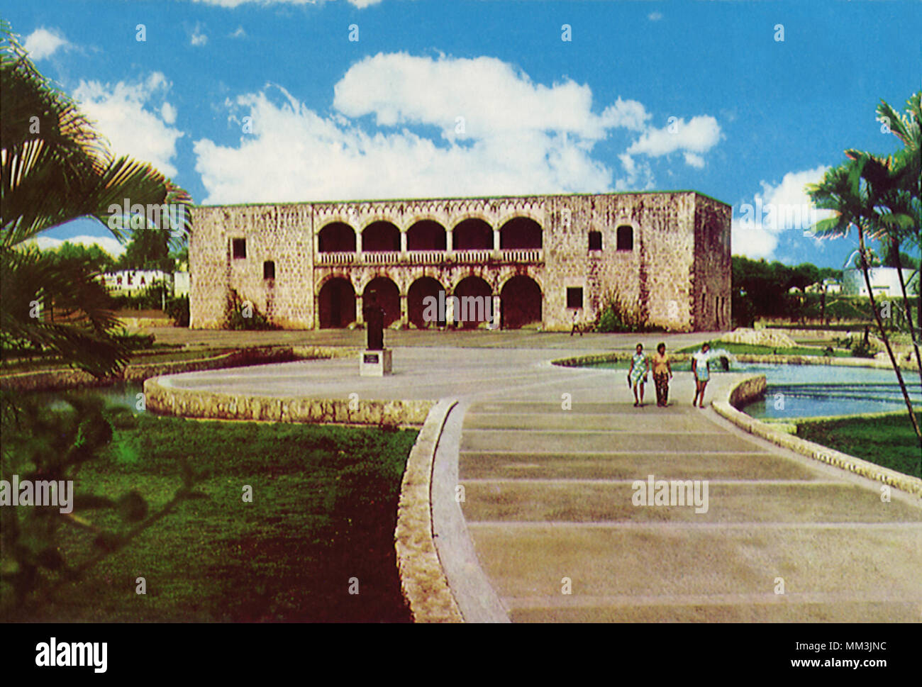 Columbus Alcazar. Santo Domingo. 1950 Stockfoto