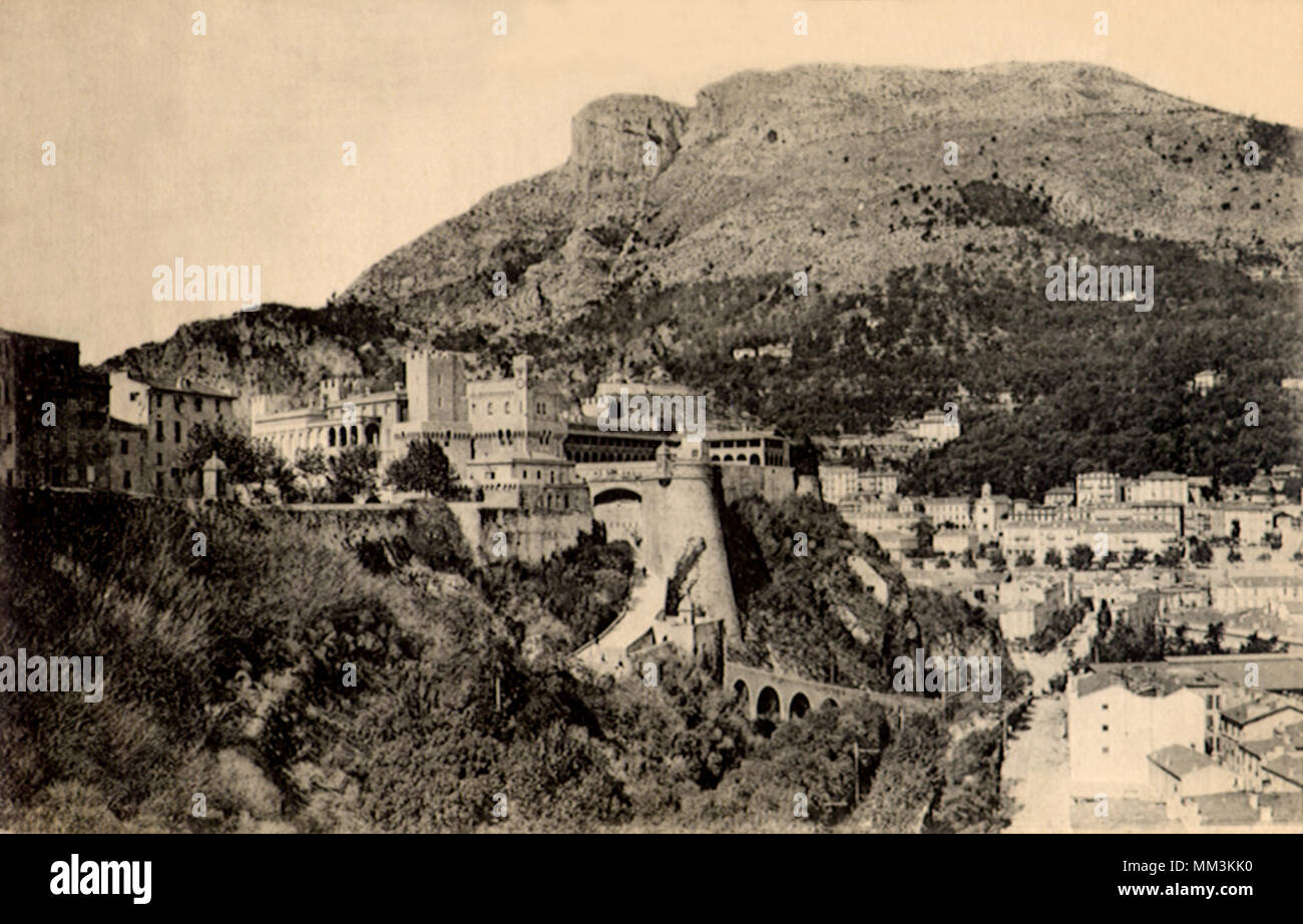 Palast des Prinzen. Monte Carlo. 1930 Stockfoto