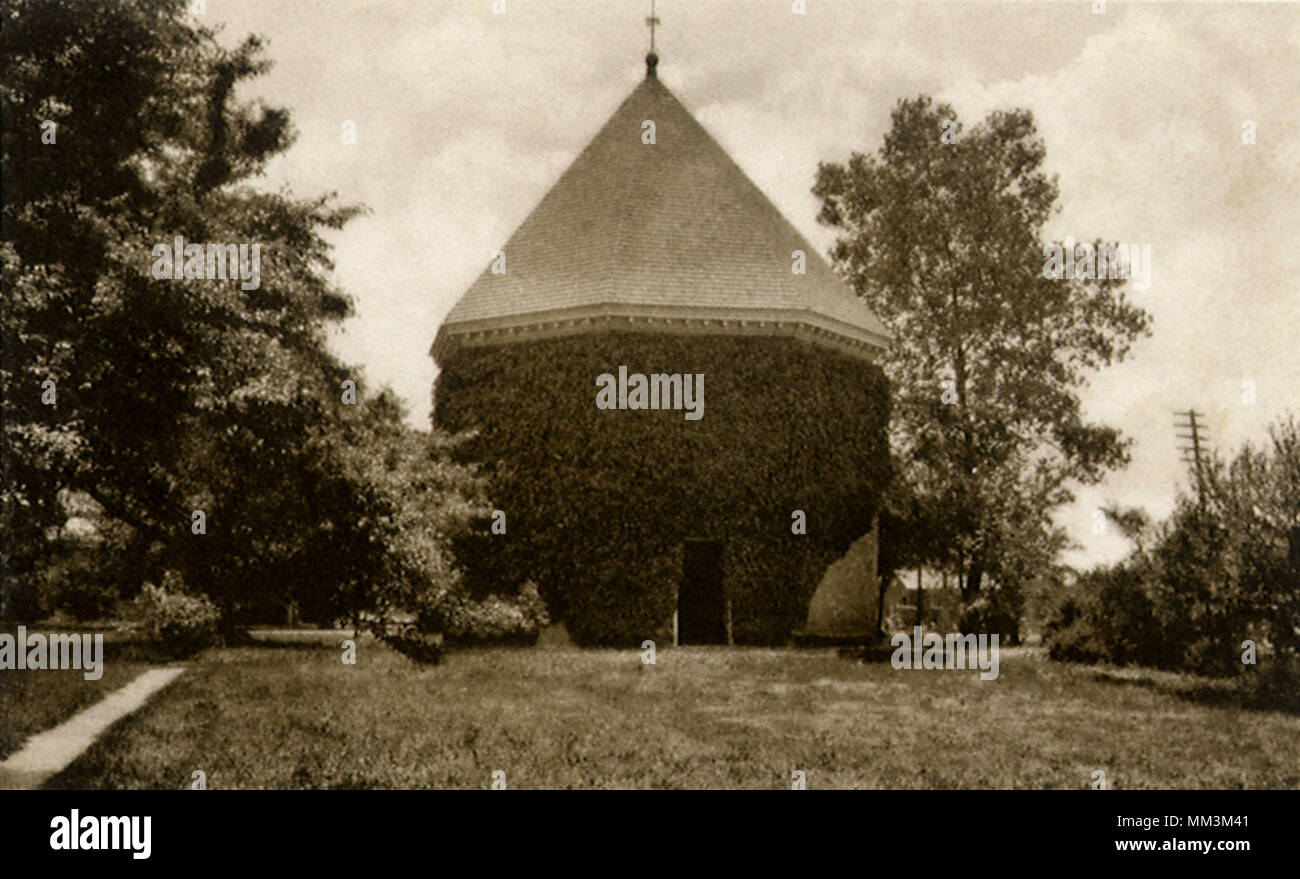 Alte Pulver Horn. Williamsburg. 1930 Stockfoto