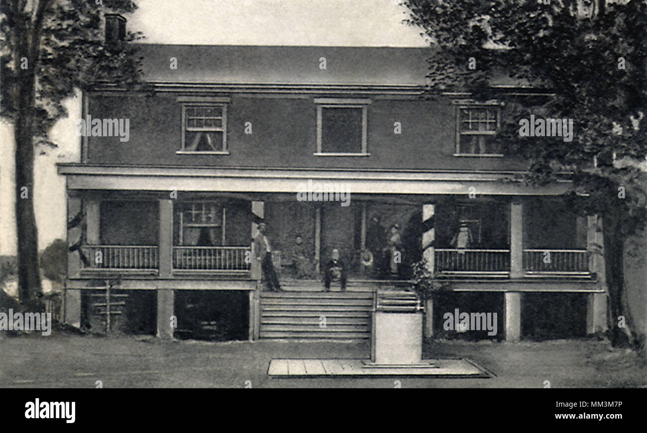 Haus, in dem General Lee kapituliert. Appomattox. 1920 Stockfoto