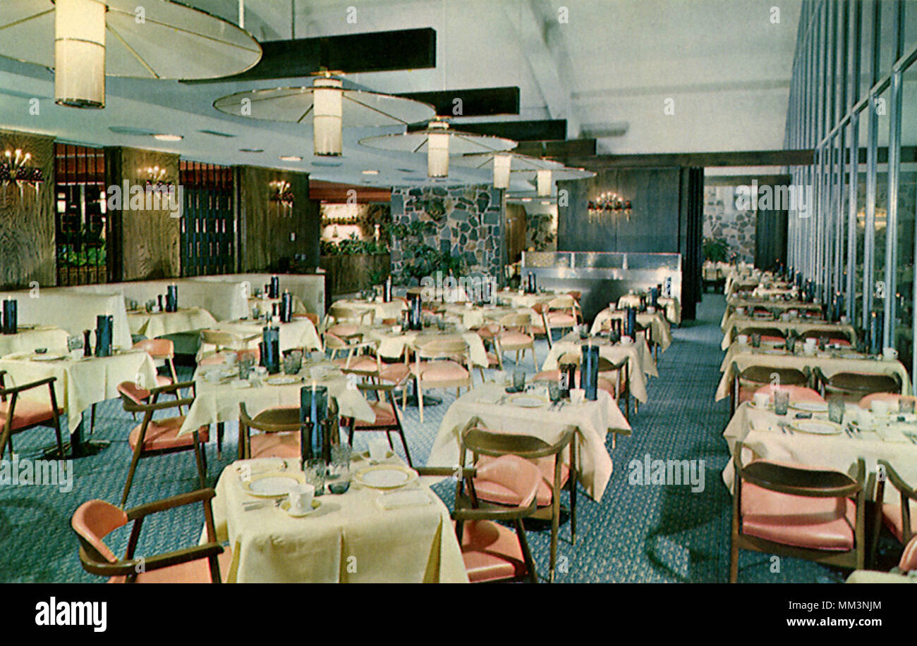 Glashaus Restaurant. Vinita. l 1960 Stockfoto