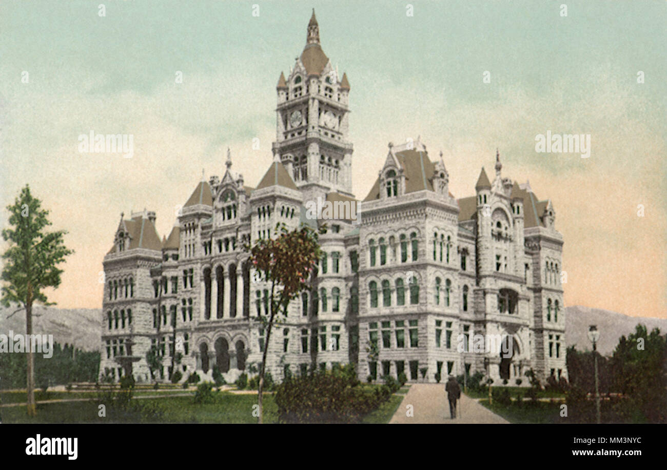 City and County Building. Salt Lake City. 1910 Stockfoto