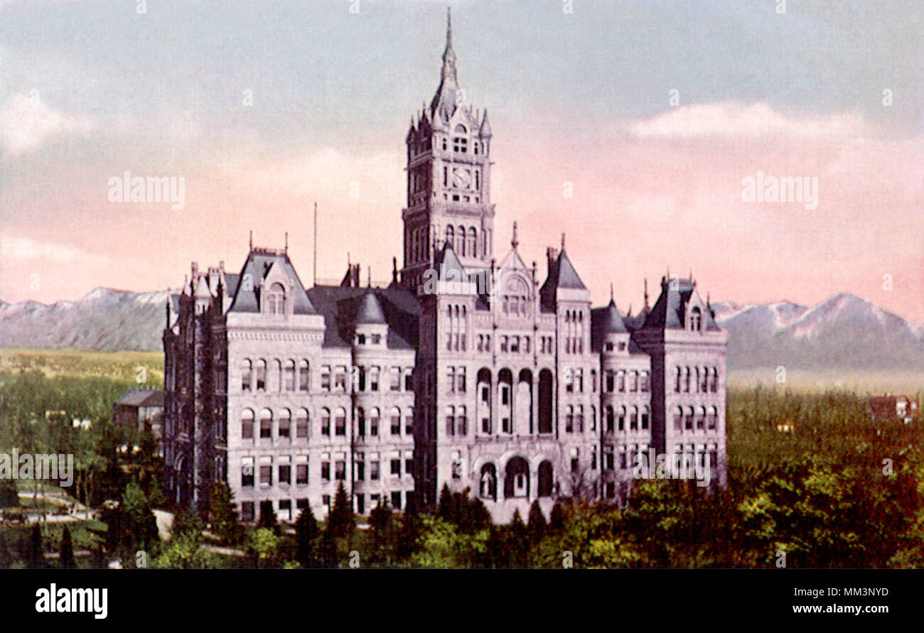 City and County Building. Salt Lake City. 1947 Stockfoto