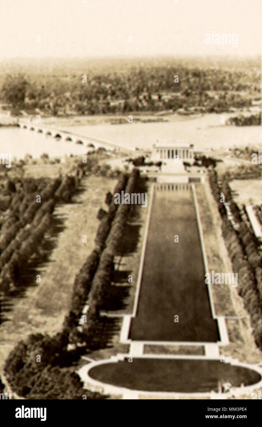 Lincoln Memorial. Washington DC. 1925 Stockfoto