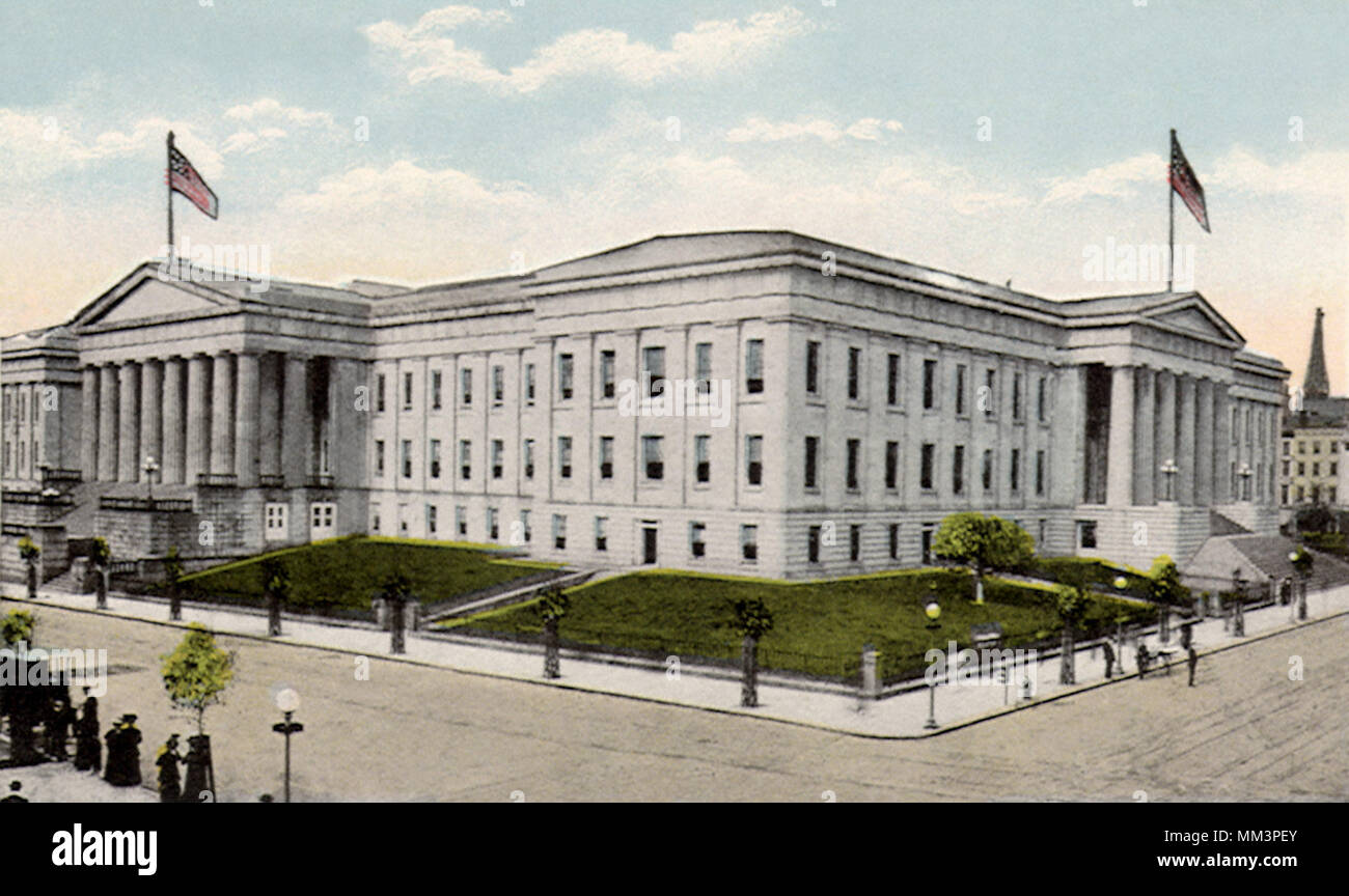 Us-Patentamt. Washington DC. 1920 Stockfoto