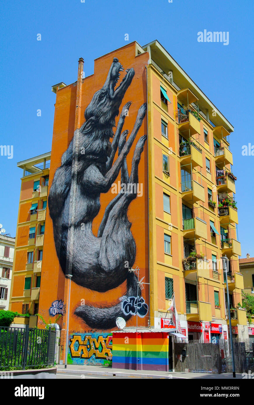 Testaccio Area, Rom, Italien Stockfoto