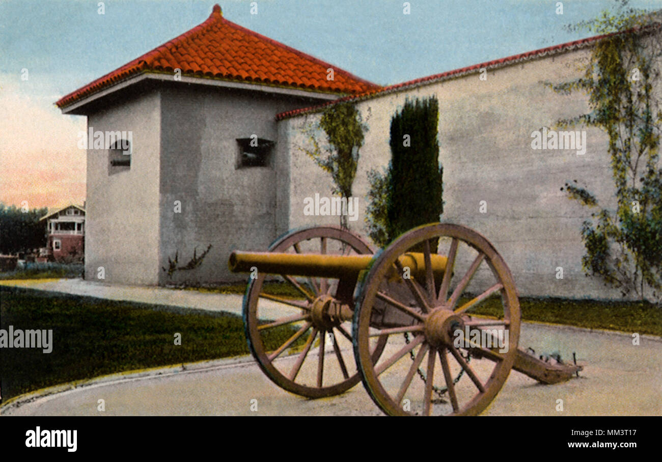 Sutter's Fort. Sacramento. 1910 Stockfoto