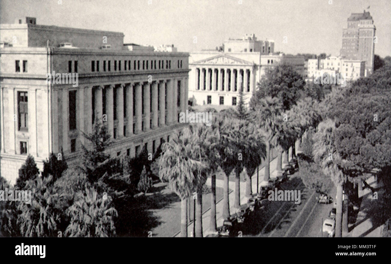 10. Street. Sacramento. 1920 Stockfoto