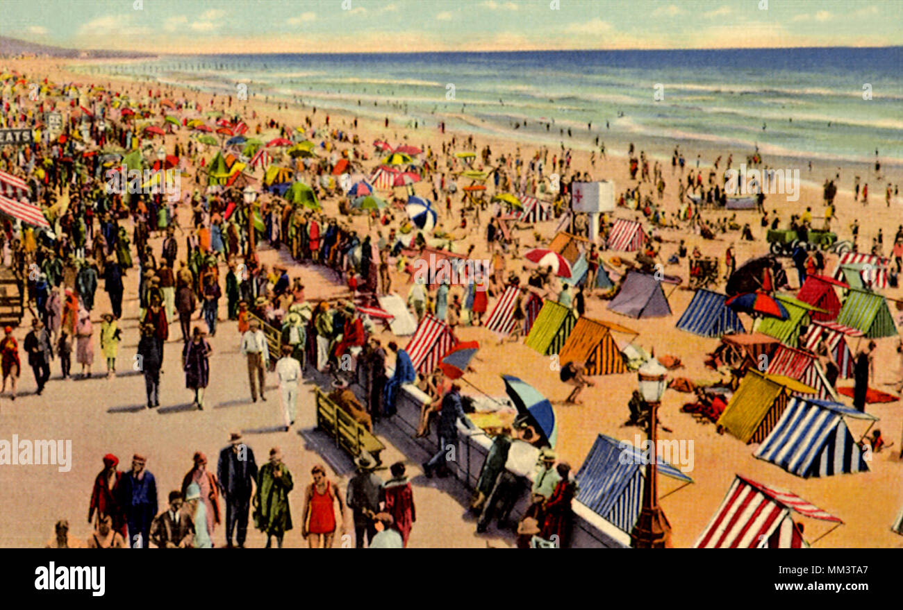 Mission Beach. San Diego. 1943 Stockfoto