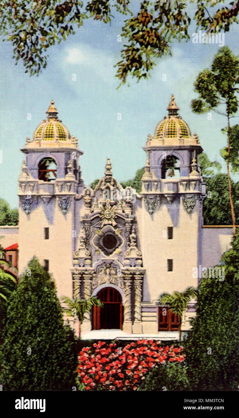 Palast von Essen & Trinken. San Diego. 1936 Stockfoto