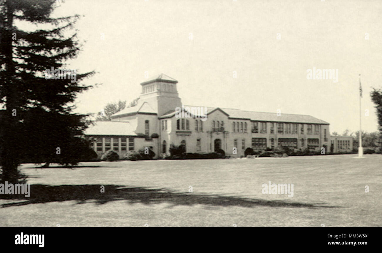 High School. Yuba City. 1925 Stockfoto