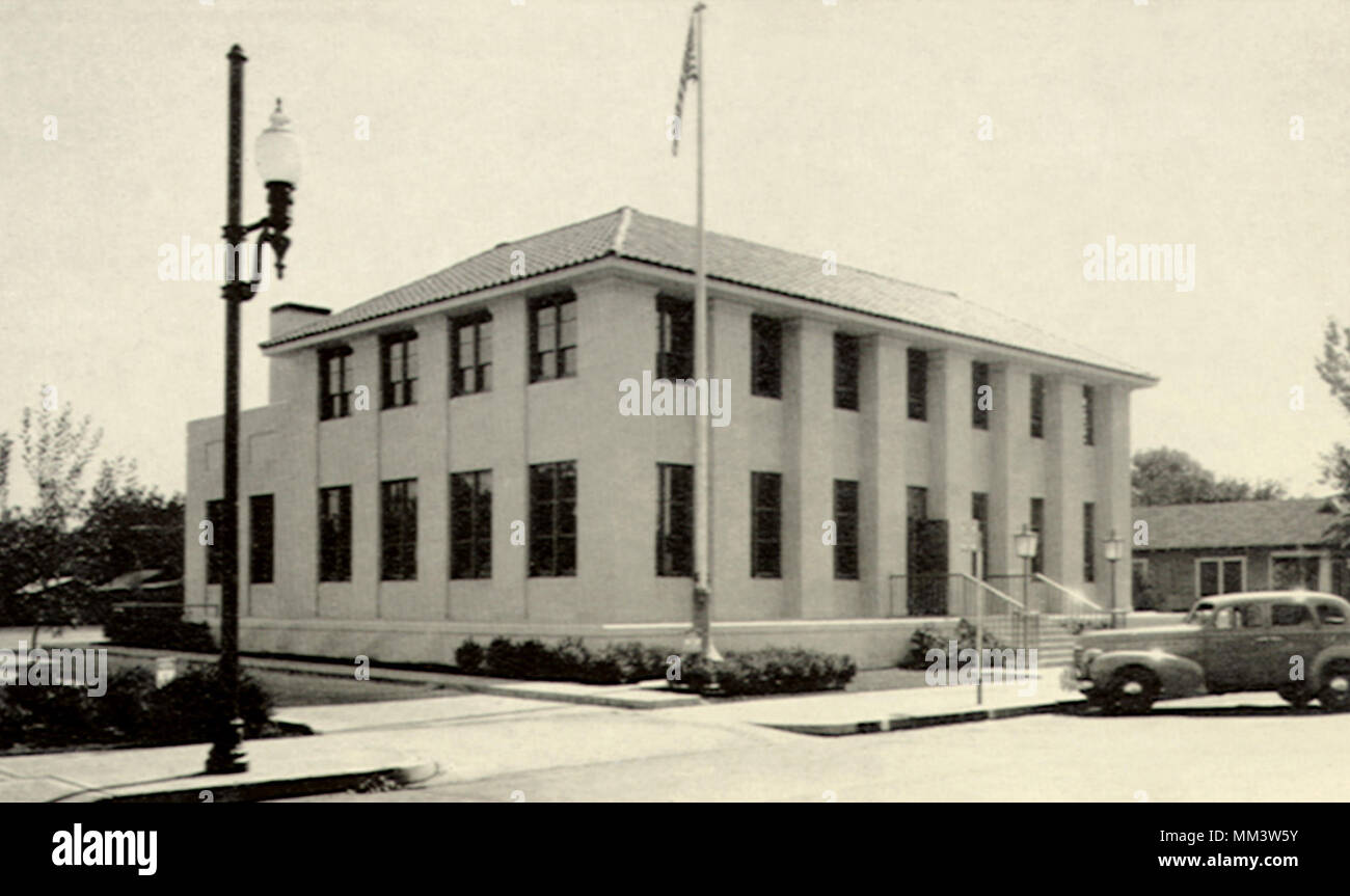 Post. Yuba City. 1925 Stockfoto