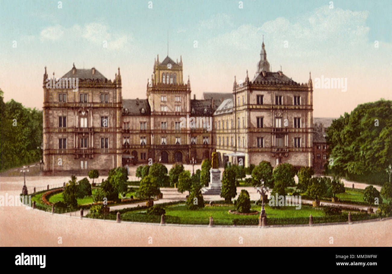 Schloss Ehrenburg. Coburg. 1910 Stockfoto