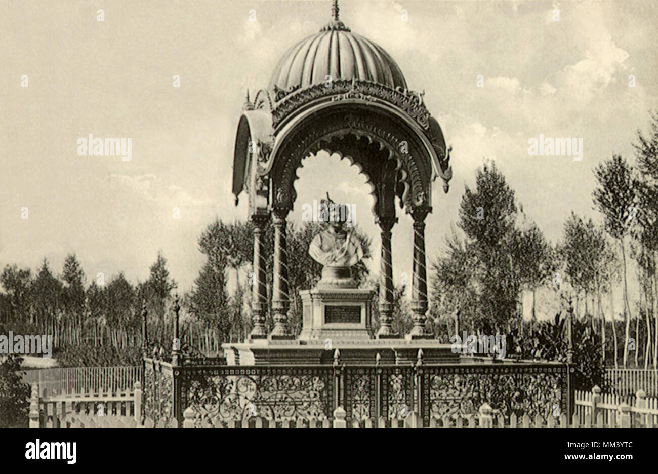 Indische Prinz Denkmal. Florenz. 1930 Stockfoto