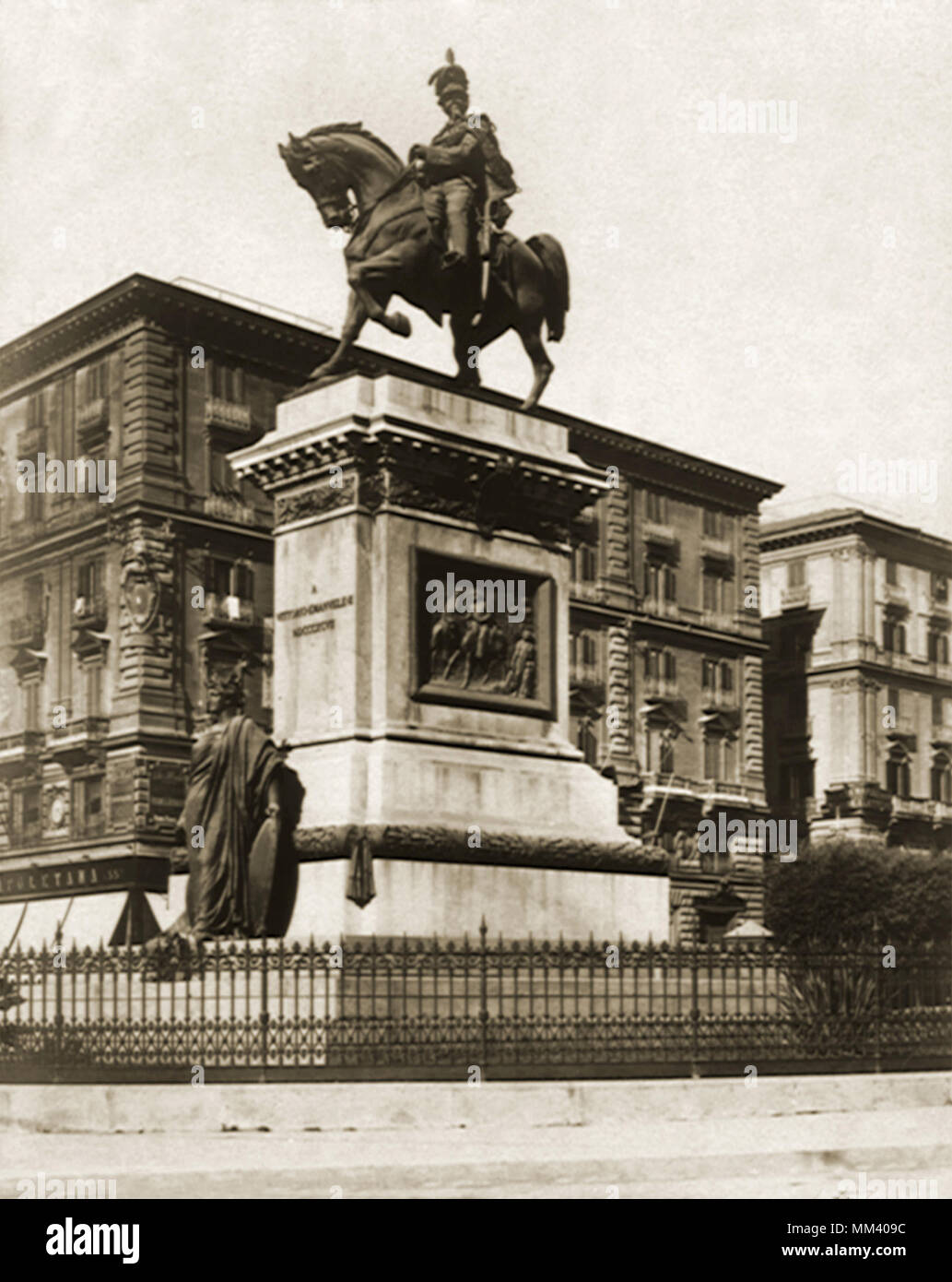 Vittorio Emanuele II-Denkmal. Neapel. 1930 Stockfoto