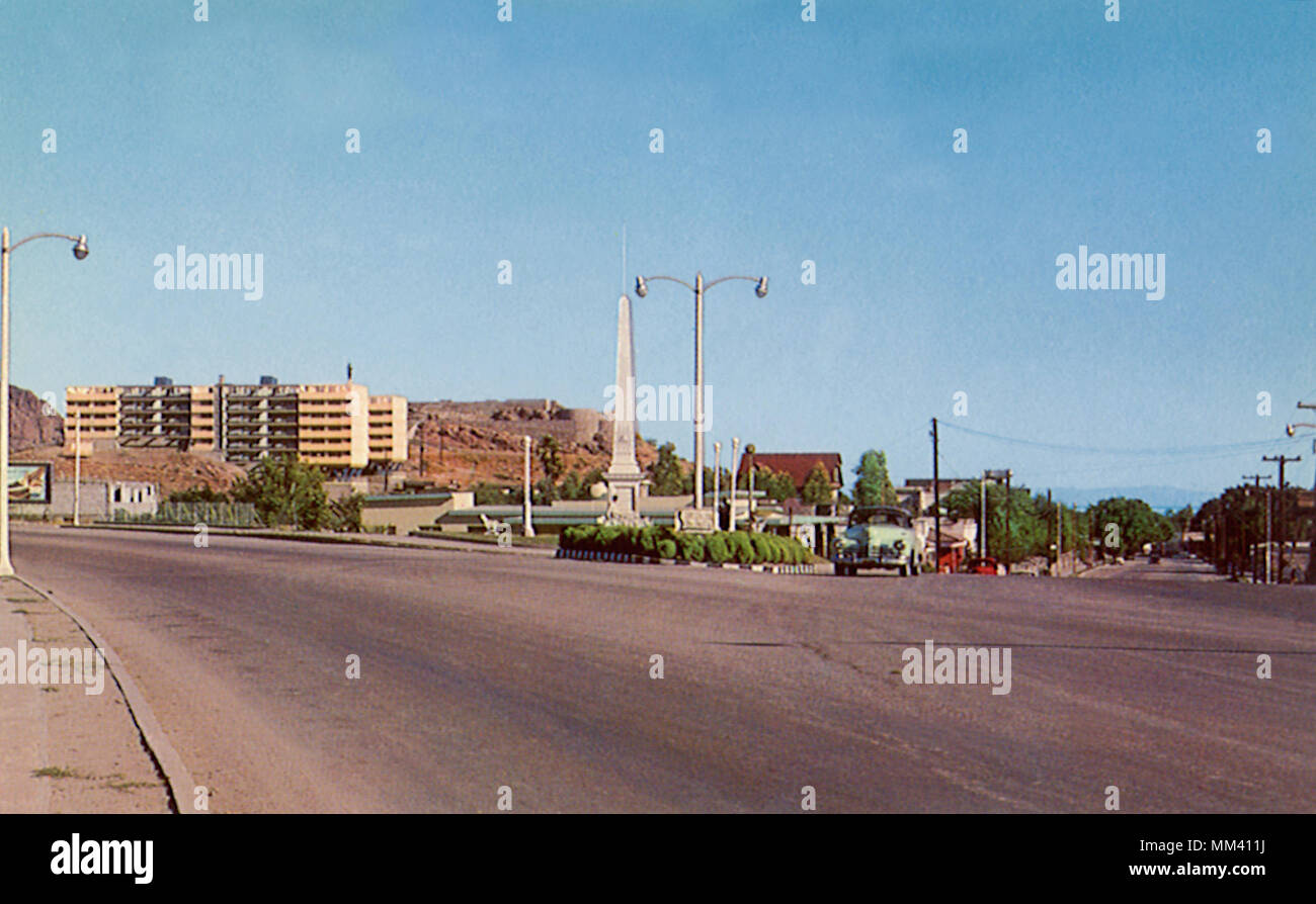 Die Bundesstrasse. Guaymas. 1960 Stockfoto