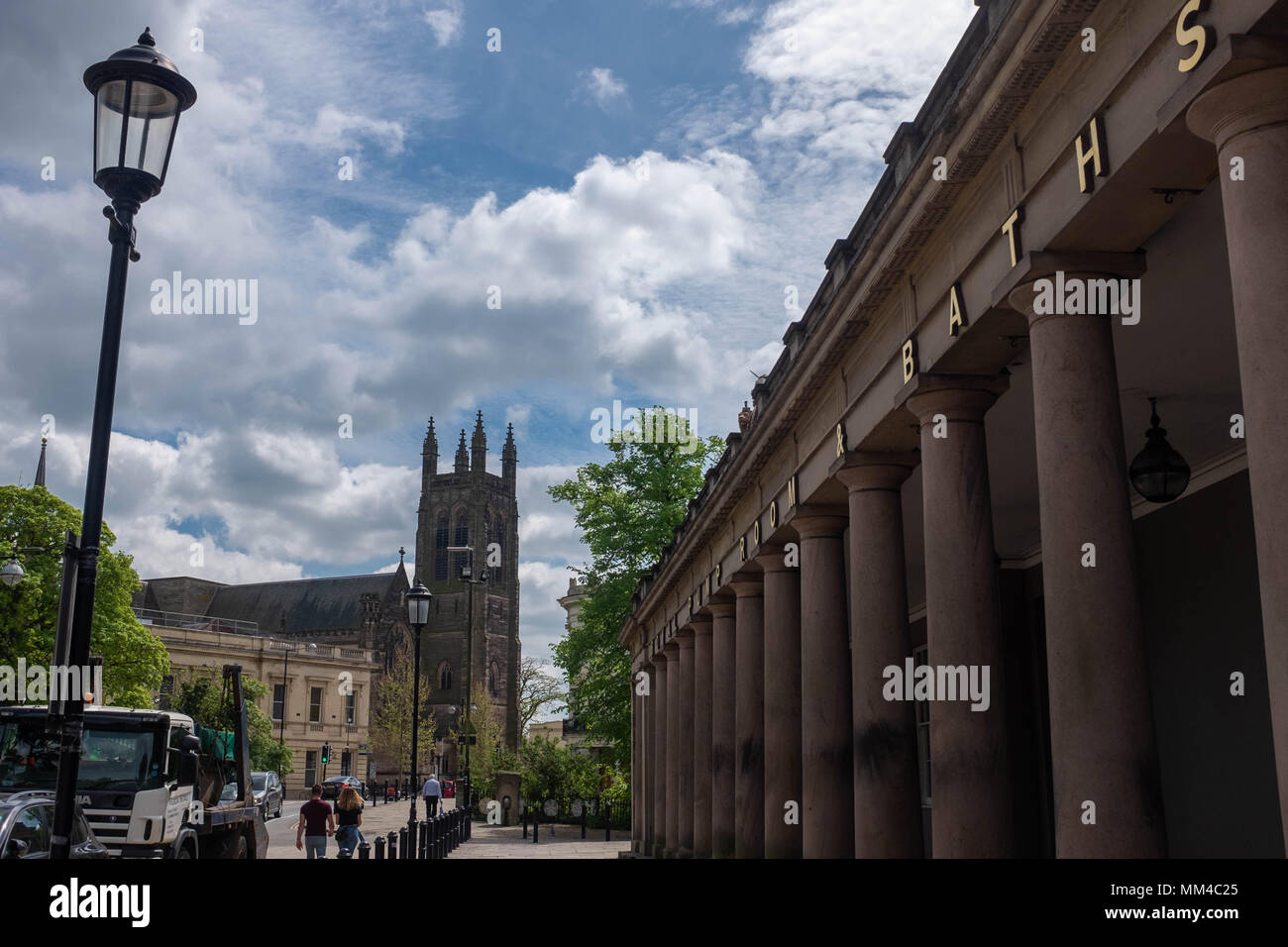 Royal Leamington Spa, Warwickshire, Großbritannien Stockfoto