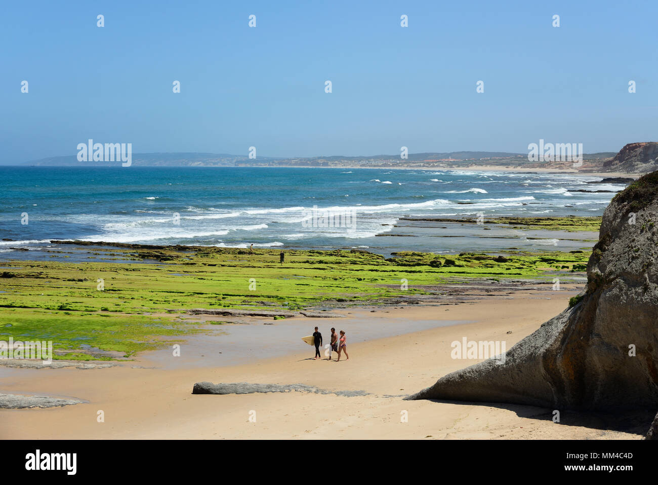 Der schöne Strand von Baleal. Peniche, Portugal Stockfoto