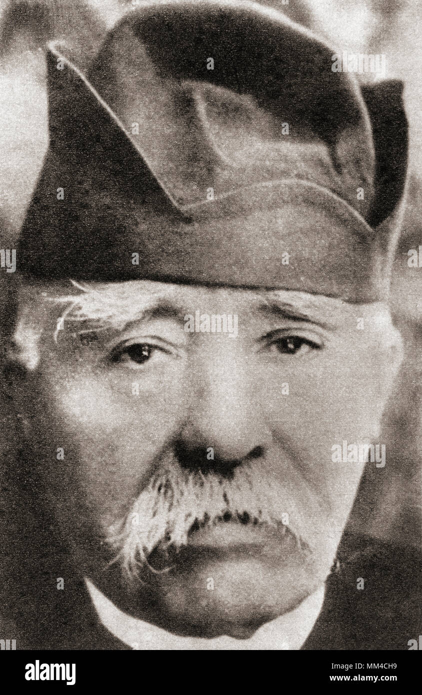 Georges Benjamin Clemenceau, 1841 - 1929. Französische Politiker, Arzt, Journalist und Premierminister von Frankreich während des Ersten Weltkrieges. Aus dem Festzug des Jahrhunderts, veröffentlicht 1934 Stockfoto