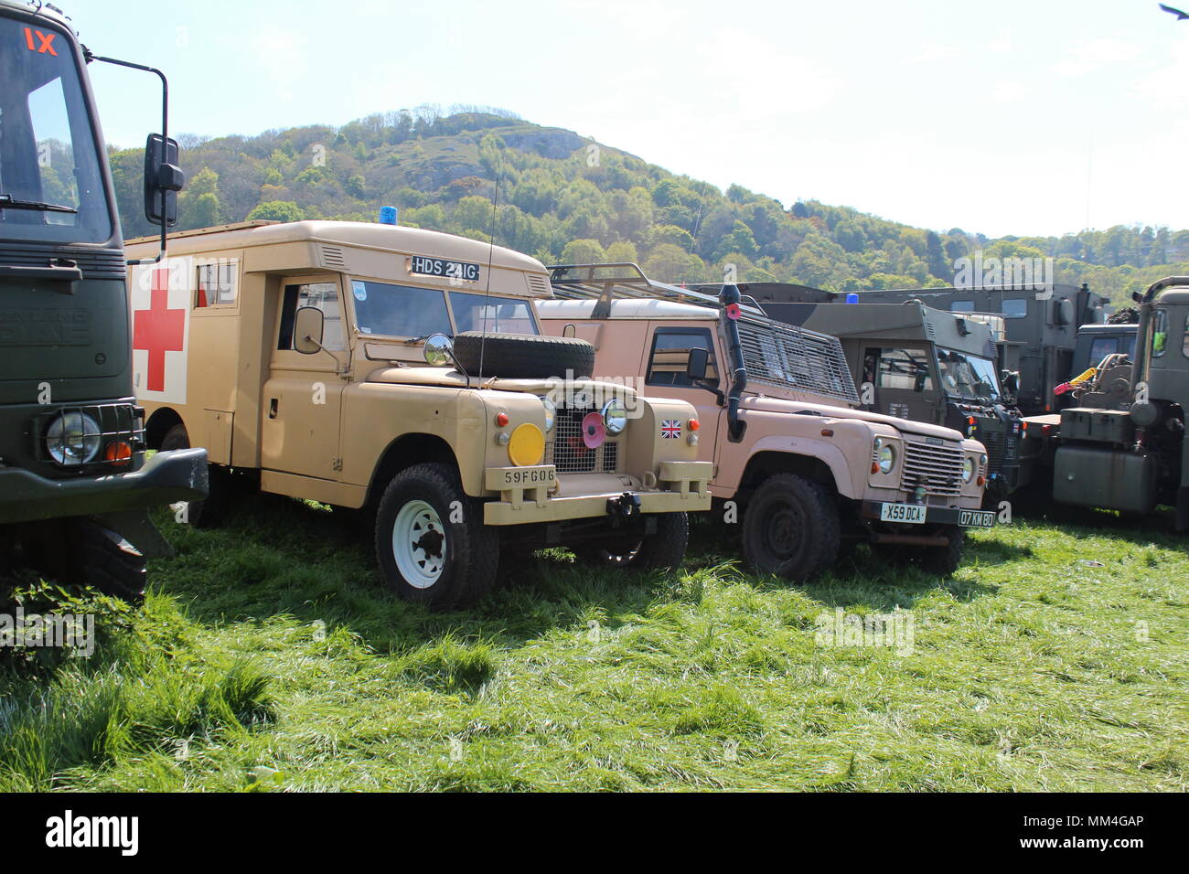 Llandudno Transport, Festival, Mayday Bank Holiday Wochenende Stockfoto