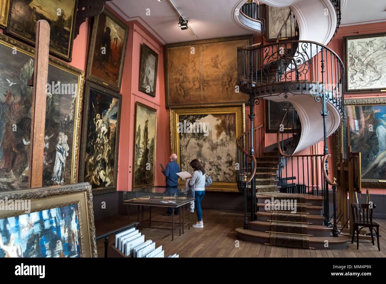 Musée National Gustave Moreau, Haus und Studio von Symbolistische Gustave Moreau, Paris, Frankreich Stockfoto