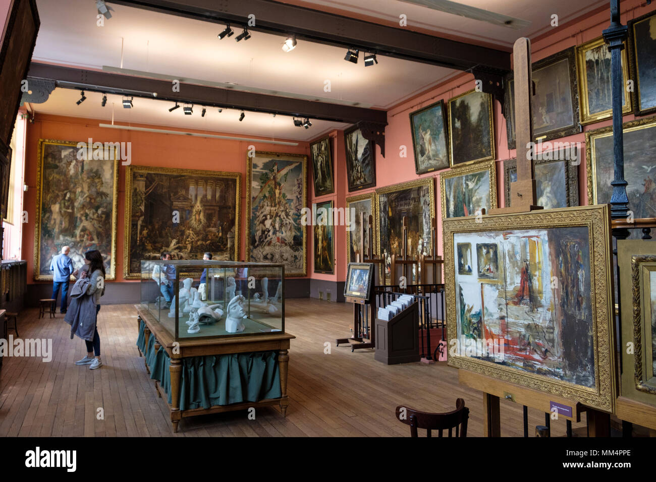 Musée National Gustave Moreau, Haus und Studio von Symbolistische Gustave Moreau, Paris, Frankreich Stockfoto