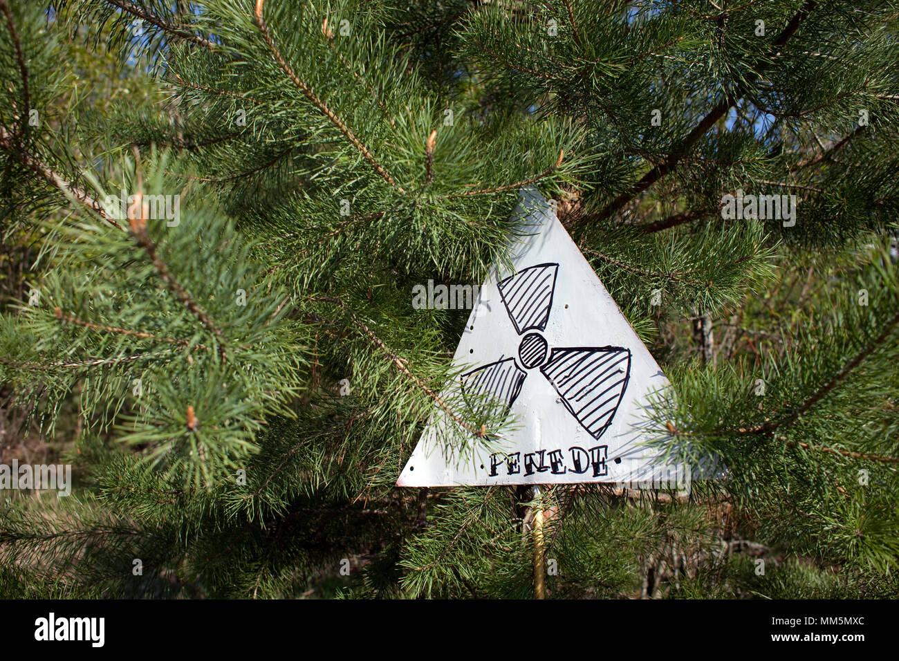 Leere Stadt Pripyat in der Nähe von Tschernobyl, Tschernobyl, Ukraine Stockfoto