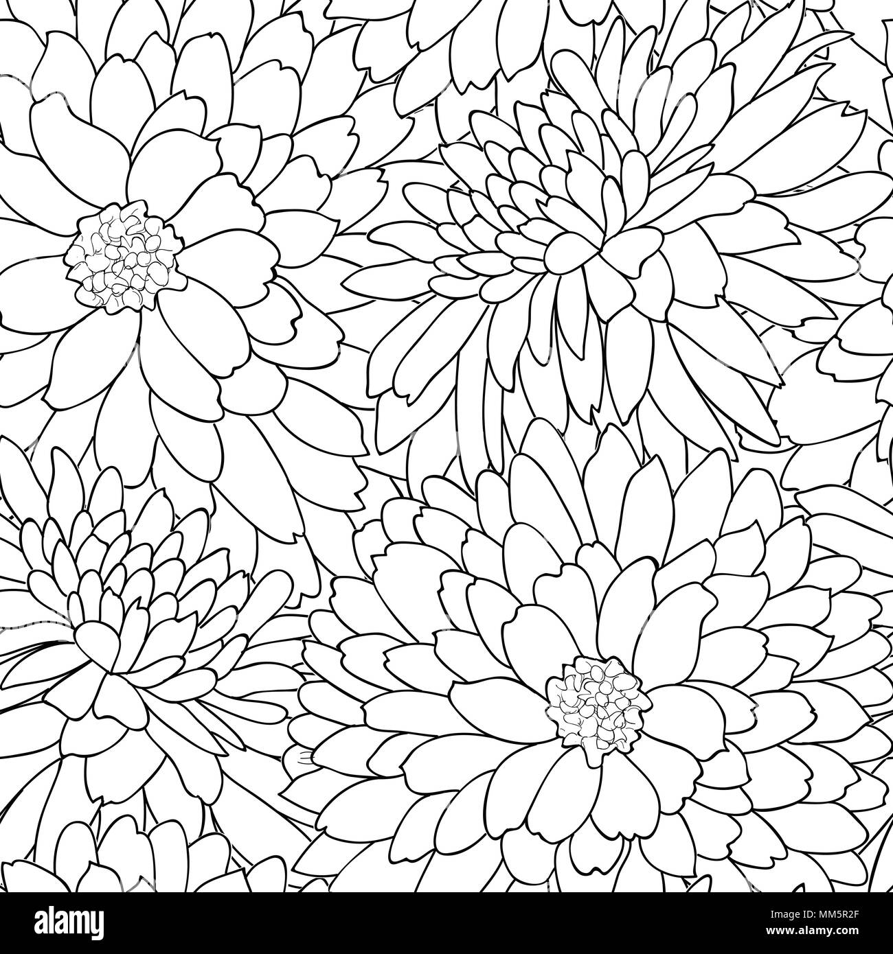 Florale nahtlose Muster. Blume Hintergrund. Gedeihen garten Textur mit Blumen. Stock Vektor
