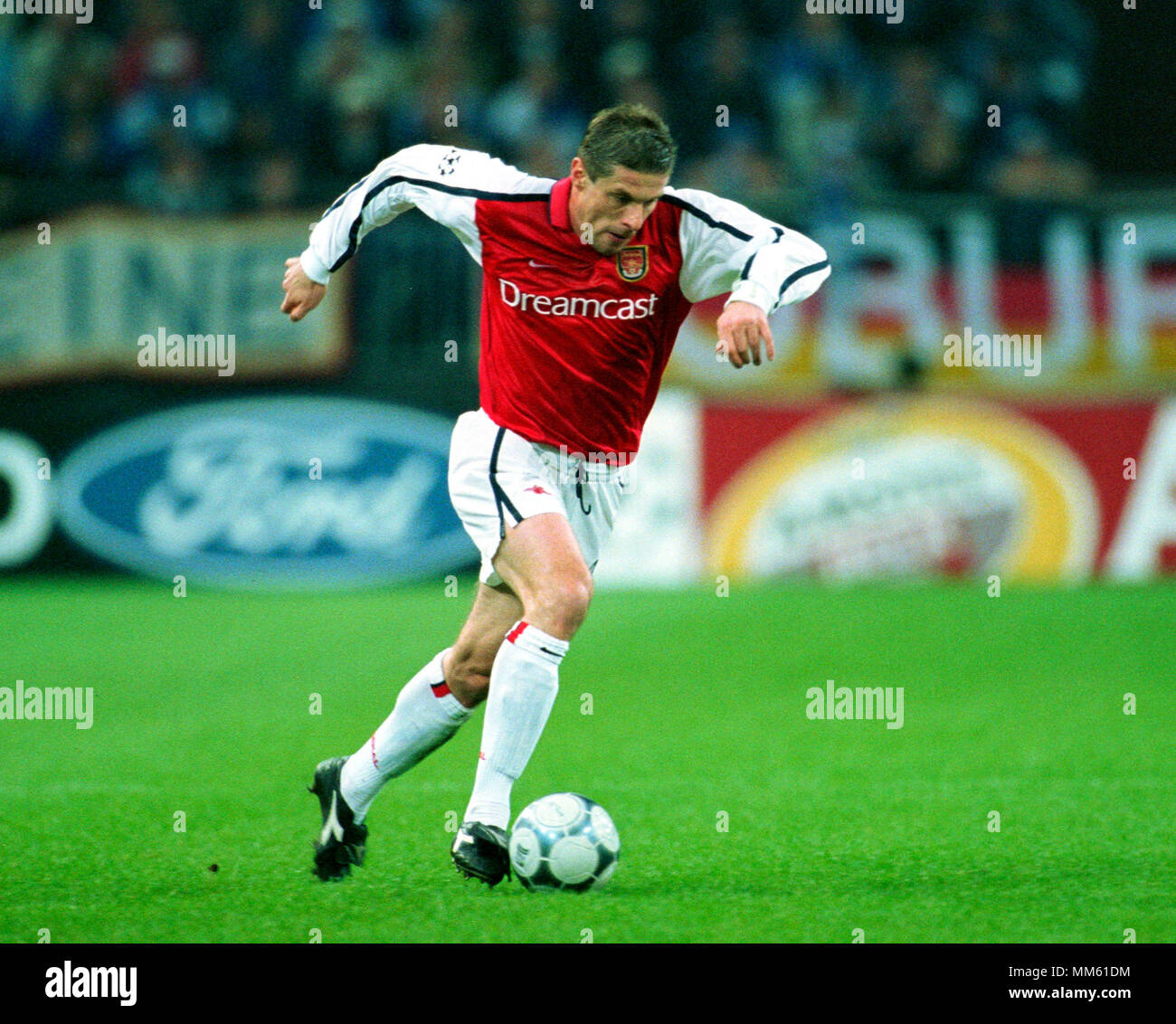 Fußball Arena auf Schalke Gelsenkirchen Deutschland, 30.10.2001