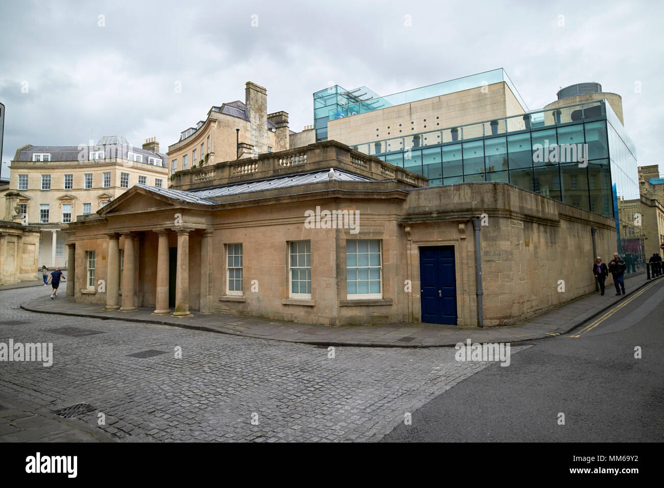 Die alten königlichen Bäder heißes Bad jetzt Teil der Thermae Bath Whirlpool England Großbritannien Stockfoto