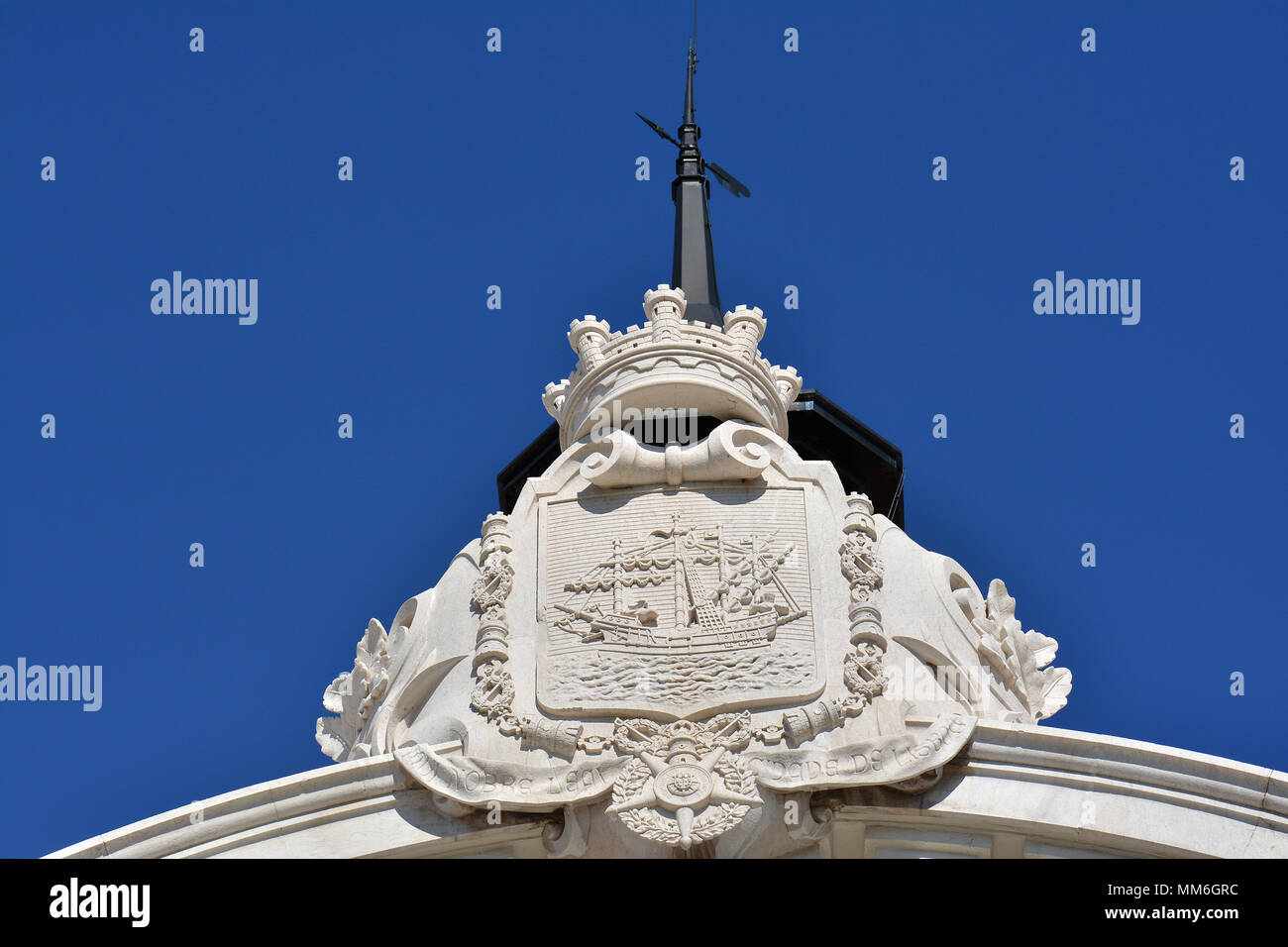 Lissabon, Portugal - 30. Oktober 2017. Time Out Markt Exterieur, ein Speisesaal und eine große touristische Attraktion in Lissabon, der Hauptstadt Portugals. Stockfoto