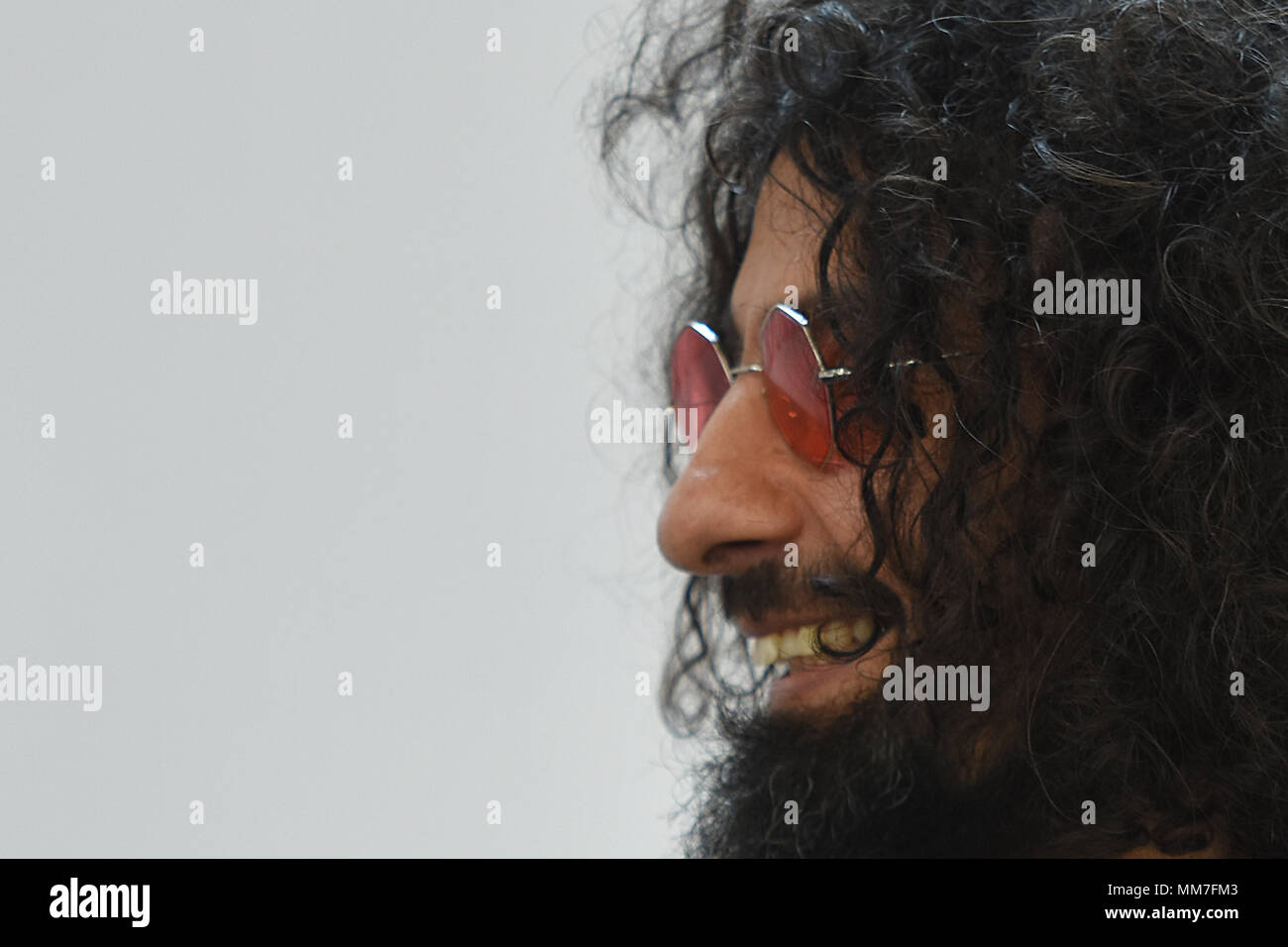 Mexiko City, Mexiko. 9. Mai, 2018. Geiger Ara Malikian während einer Pressekonferenz seine "Die unglaubliche Welt Tour der Violine" im Nationalen Auditorium in Mexiko Stadt zu verkünden. Credit: Carlos Tischler/SOPA Images/ZUMA Draht/Alamy leben Nachrichten Stockfoto