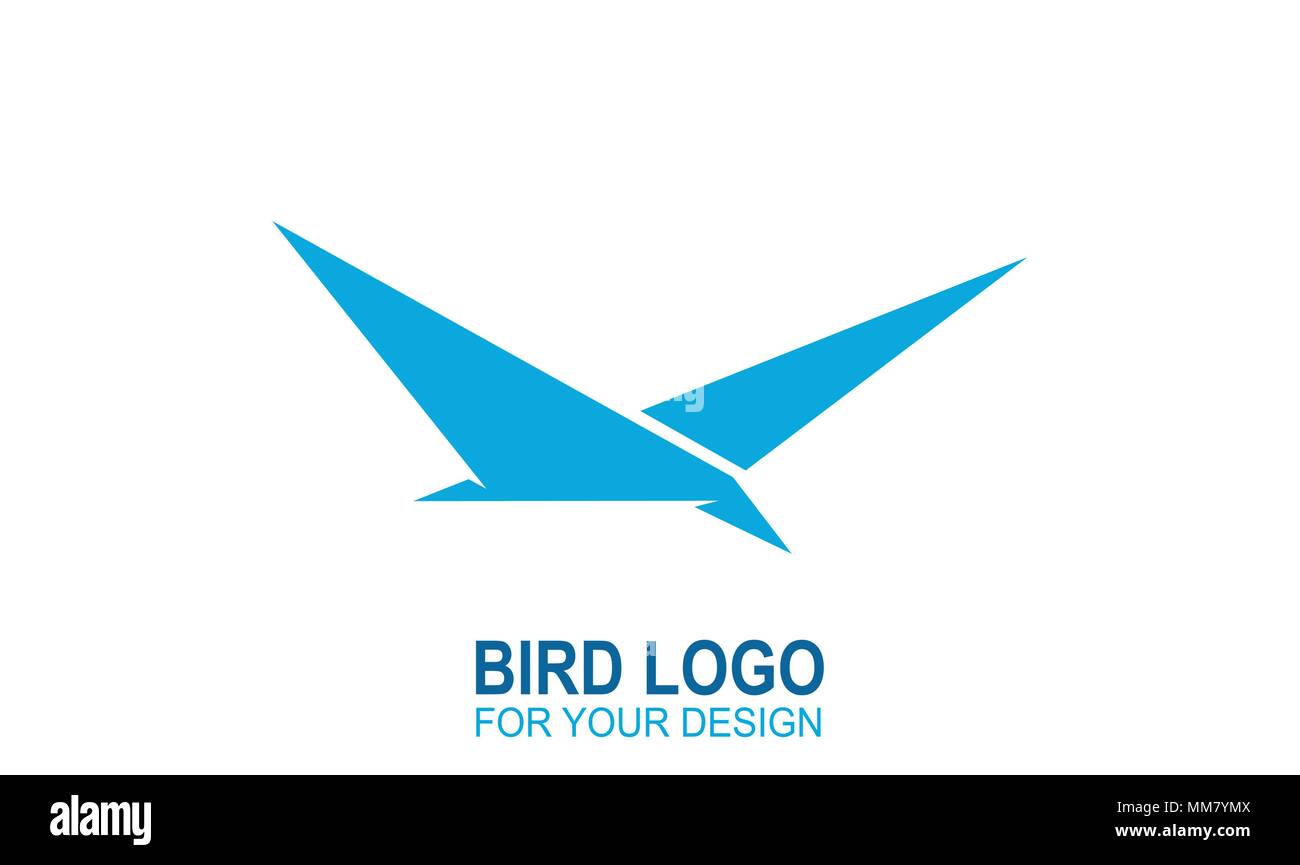 Bird Logo, Vogel, Symbol, kreative Grafik Design, Vector Icons. Stock Vektor