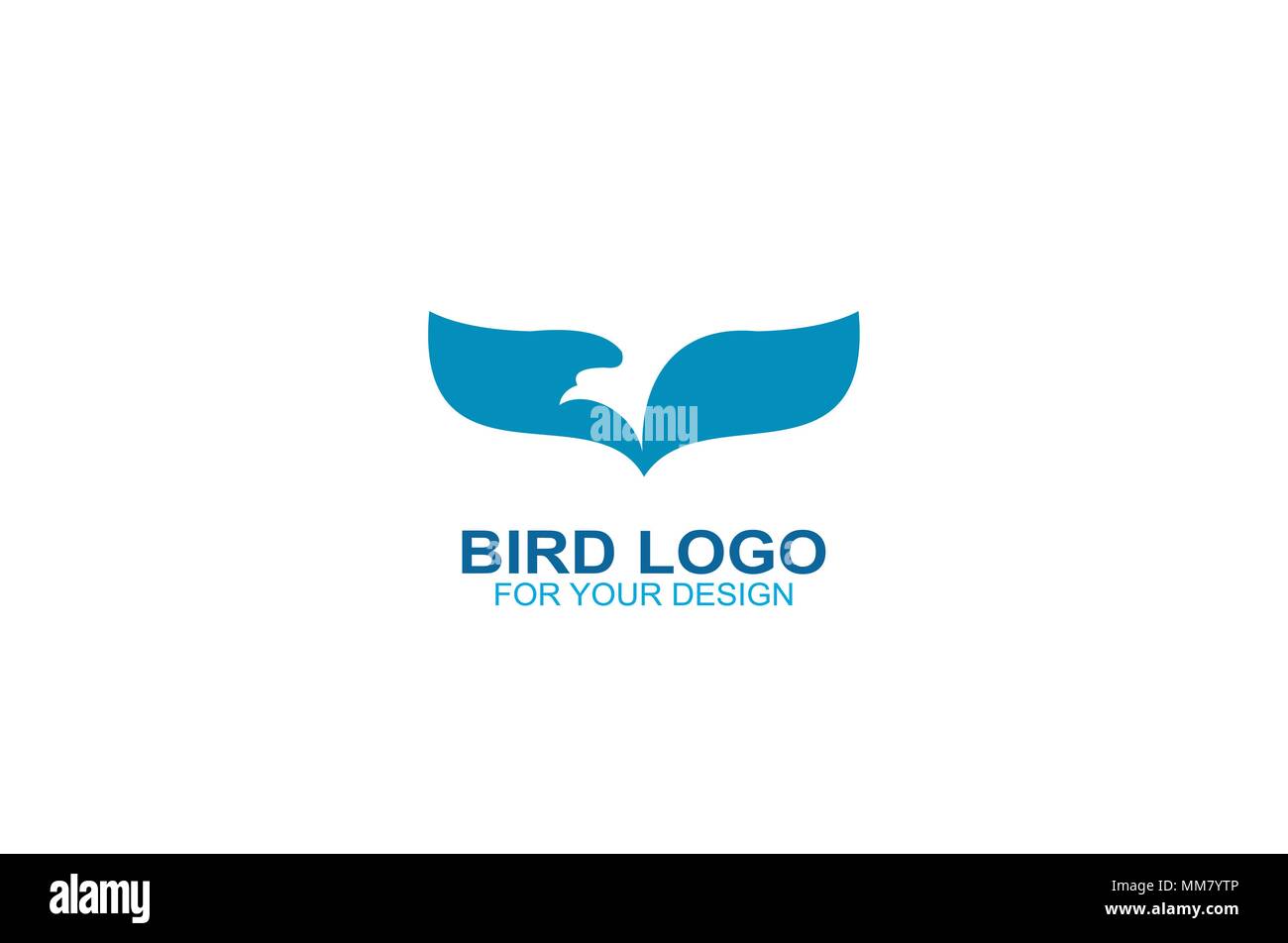 Bird Logo, Vogel, Symbol, kreative Grafik Design, Vector Icons. Stock Vektor