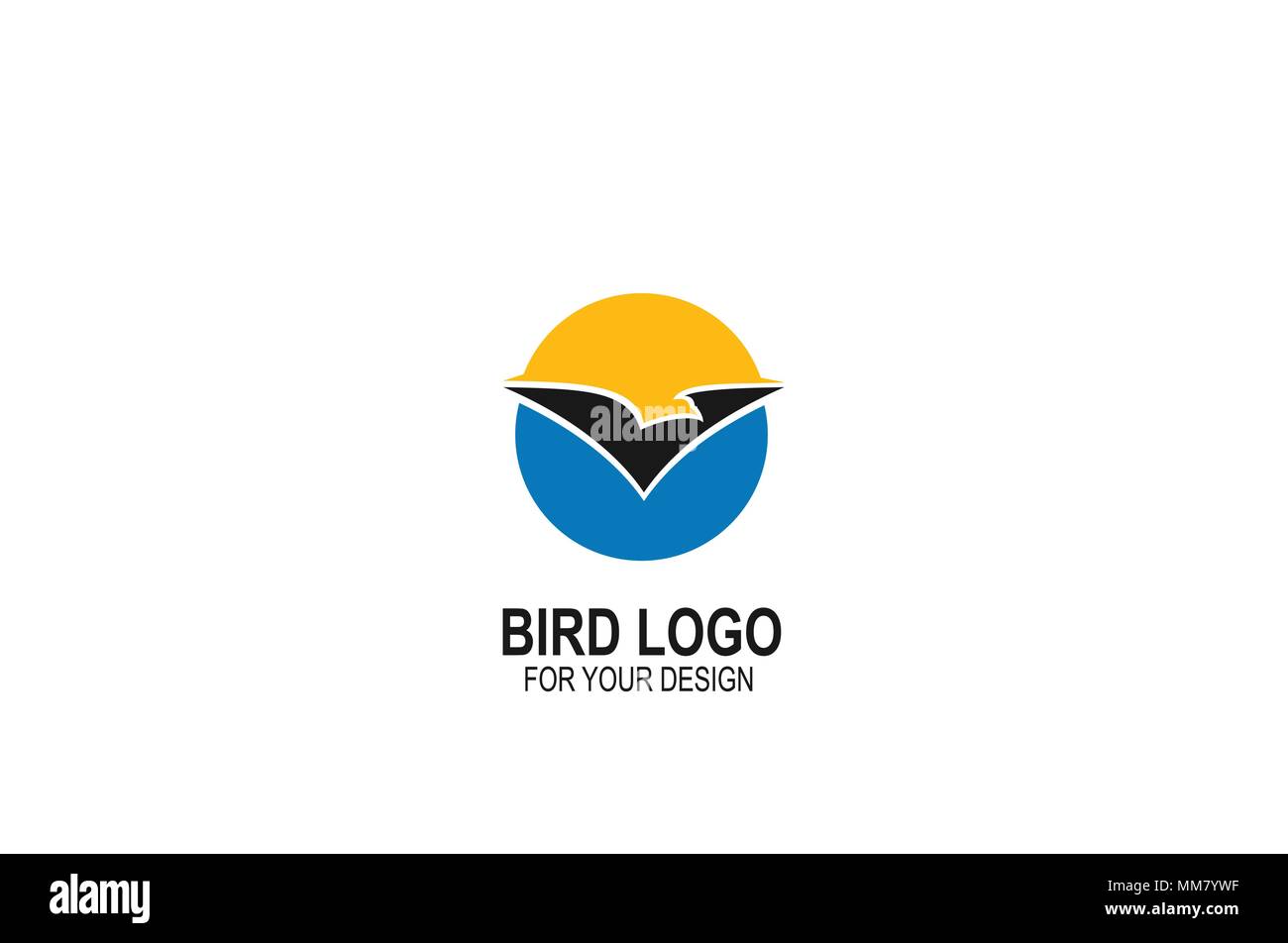 Bird Logo, Vogel, Symbol, kreative Grafik Design, Vector Icons. Stock Vektor