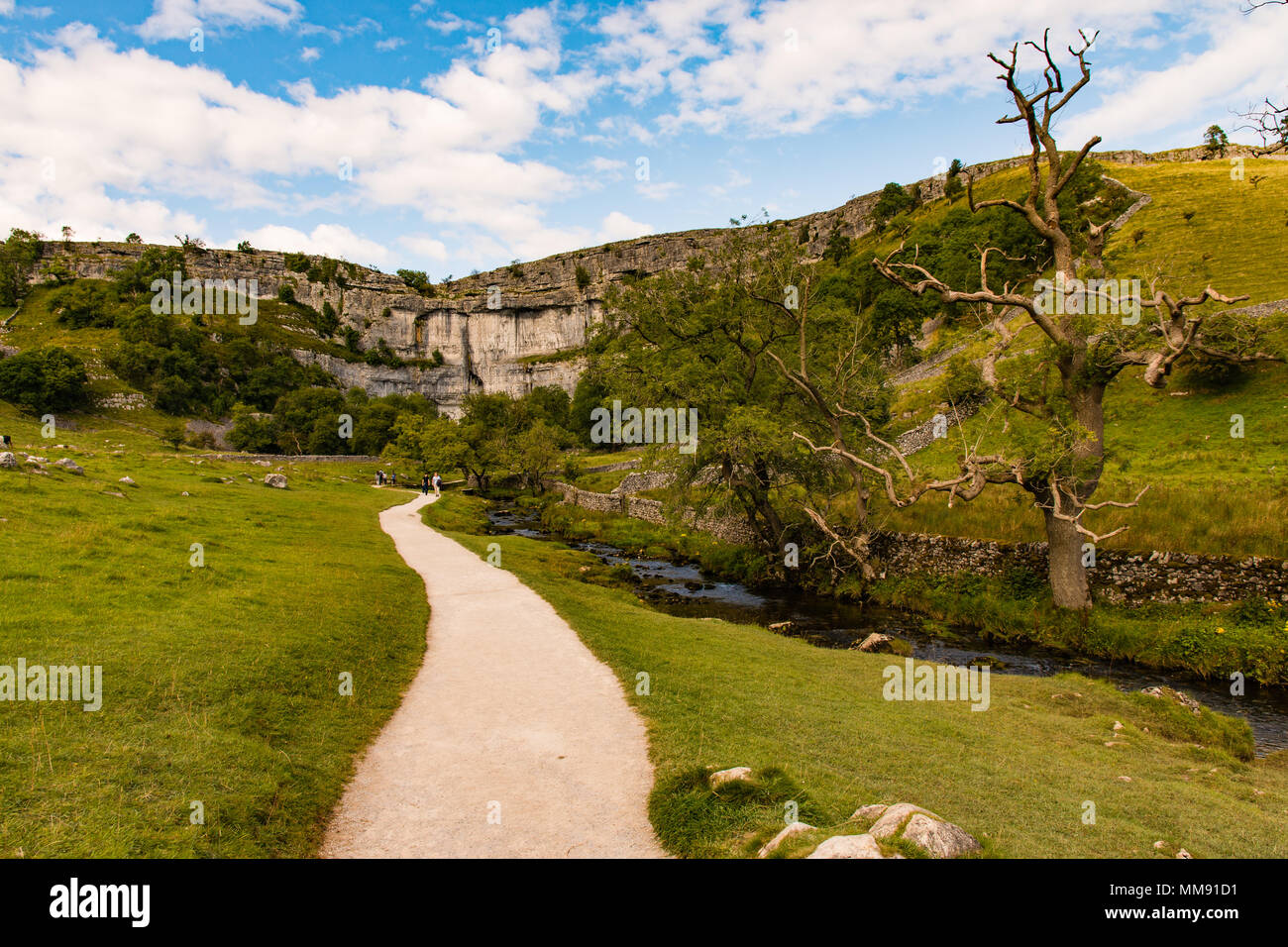 Malham Cove Stockfoto
